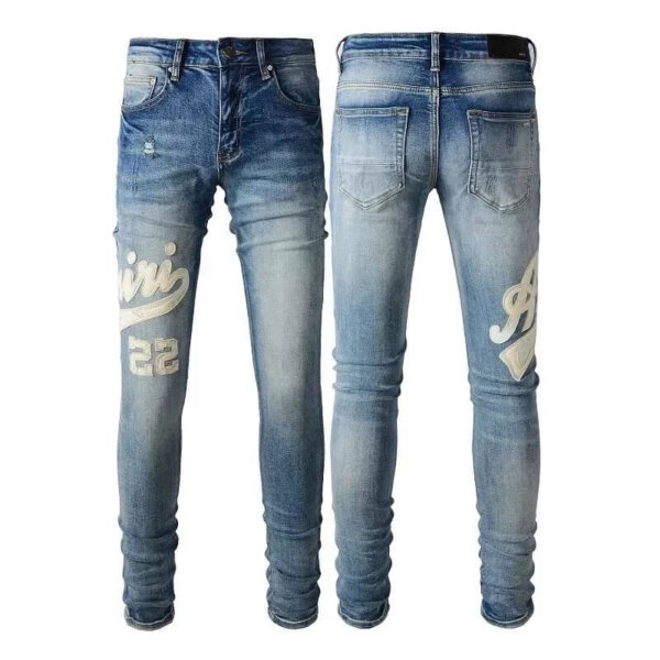 Light Blue Letters Purple Jeans 37 styles